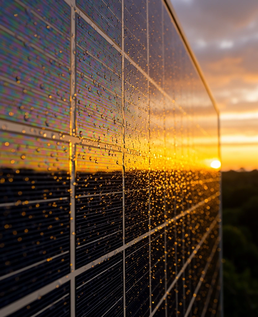 Verre photovoltaïque haute performance