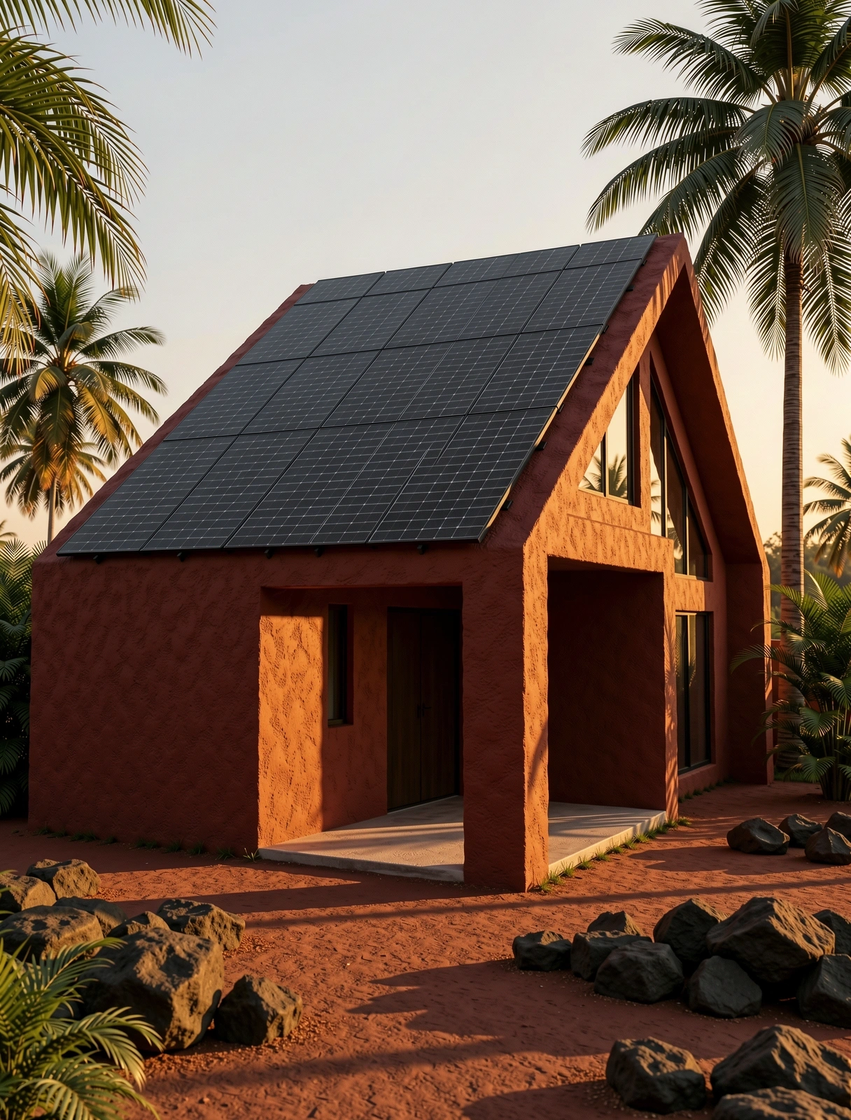 Villa de luxe avec intégration solaire Learnnovative