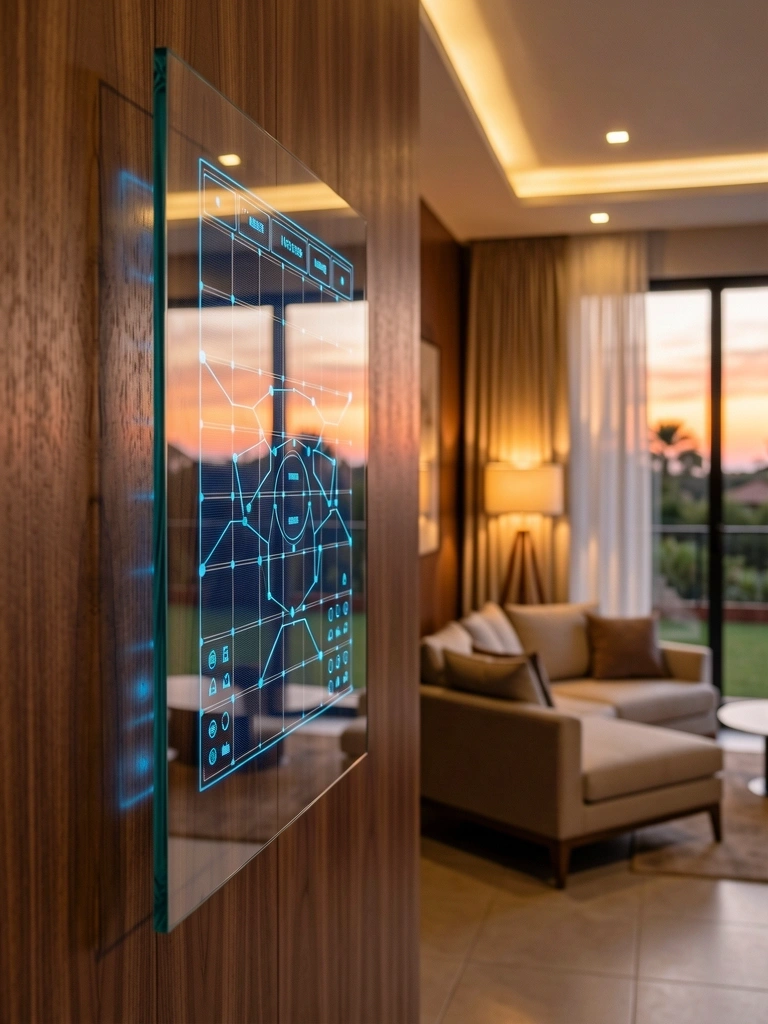 Interface domotique intelligente dans une villa Learnnovative